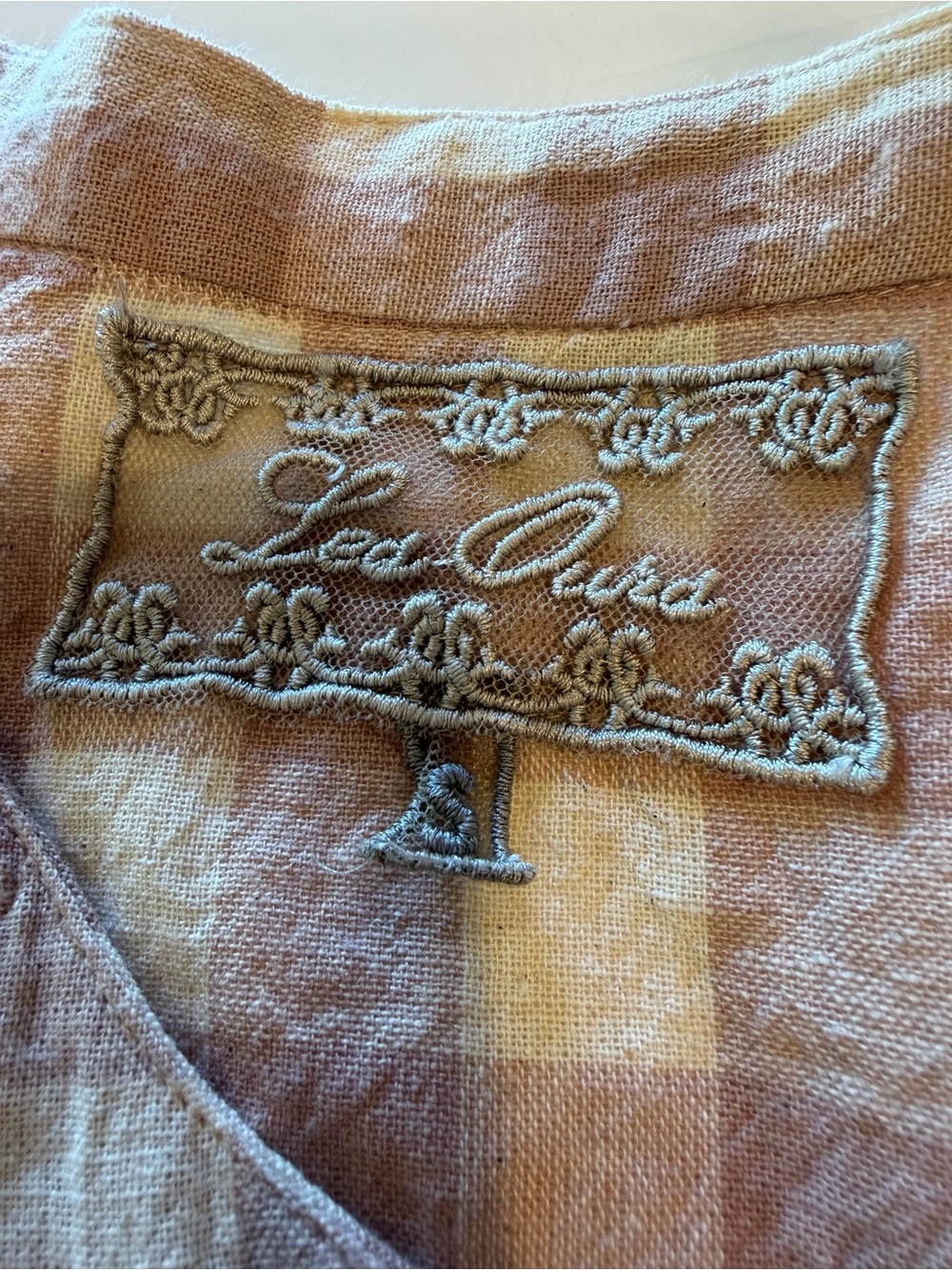 LES OURS “SARAH” COTTON RUSTIC ROSE TUNIC TOP - Picture 4 of 16